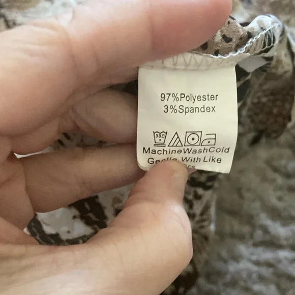 SHEIN Snake Print Dress - Picture 5 of 5